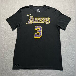 Nike Dri-FIT Los Angeles Lakers Anthony Davis #3 T-Shirt Men’s Medium Black NBA